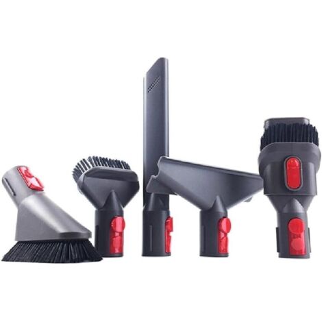Brosse de rechange pour aspirateur Dyson V7 8 10 11 12 15 tête d'aspiration plate tête de brosse pour matelas brosse ronde brosse douce 5 pièces (1/4)