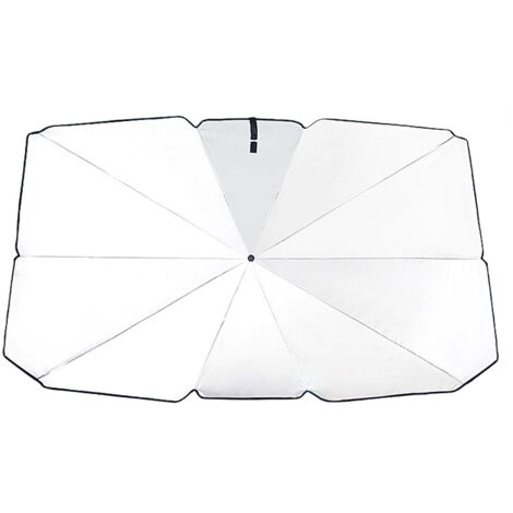 Parapluie Pare-Soleil Pliable pour Pare-Brise de Voiture – Matériau réfléchissant 99 de Protection Solaire Parapluie Pare-Soleil – 14080CM (1/4)