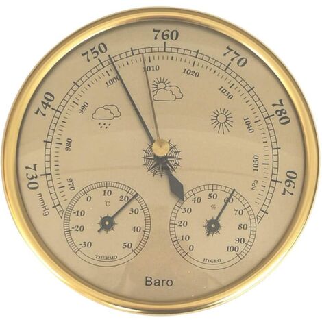 Instrument Baromètre Thermomètre Hygromètre trois en un (1/4)
