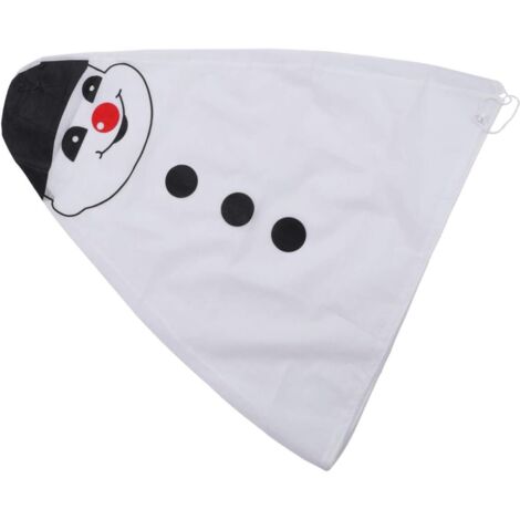 Couverture végétale antigel-motif bonhomme de neige non tissé-couverture végétale d'hiver avec corde tissu antigel-arbuste (1/4)