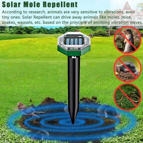 Protection Pelouse Vibrations Repulsif Taupes Solaire 8 Pièces - Ultrasons Et Vibrations - Jardin Et Pelouse Repousse Rongeurs Jardin Protection Pelouse Vibrations Repulsif Taupes Solaire 8 Pièces - Ultrasons Et Vibrations - Jardin Et Pelouse Repousse Rongeurs Jardin