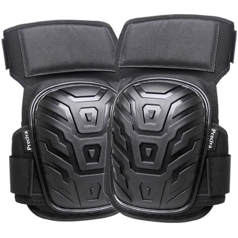 Genouillères Professionnelles,Heavy Duty Genouillères Rembourrage en Mousse avec Coussin en Gel Confortables et Sangles Réglables pour Travailler, Gardning et Construction (1/4)