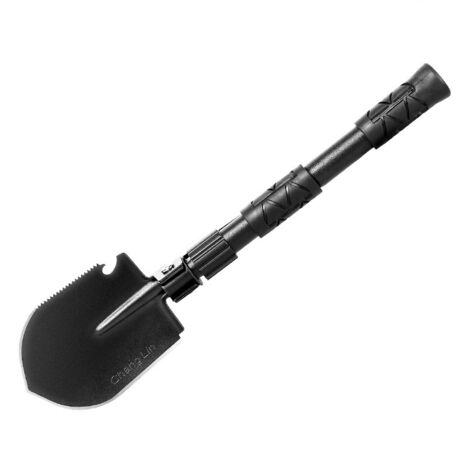Enowelir Pelle Multifonction, Pelle Pliante 10 Fonctions, Pelle Pliante Multifonctionnelle pour Couper Branches, Camping, Survie, Randonnée et Jardinage (Pelle Pliable) (1/4)