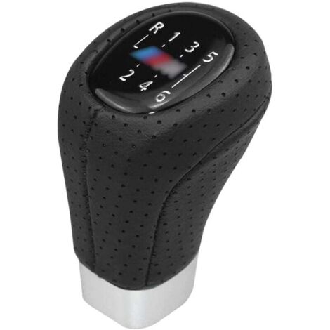 Enowelir 1pc Compatible BMW série (6 vitesses) 1 série 3 série, tête de vitesse de voiture, pommeau de levier de vitesse 6 vitesses pour pièces automobiles de manette de vitesse Handball (1/4)