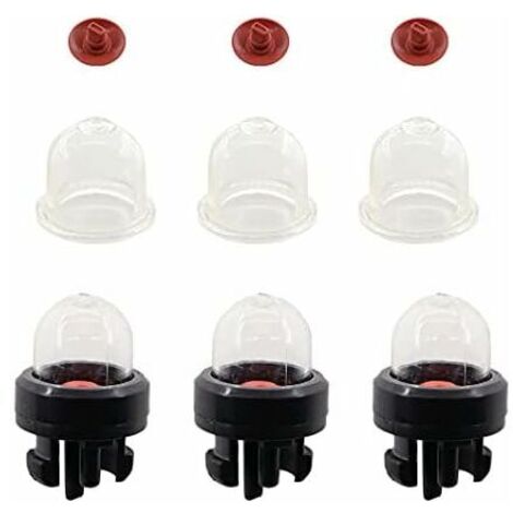 Lot de 3 Pompes d'Amorçage pour Tronçonneuses Stihl FS38, FS40, FS45, FS50, FS55, FS75, FS80, FS85, Compatible avec les Marques Ryobi, McCulloch et Husqvarna. (1/4)