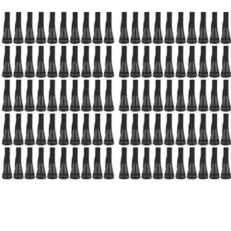 100 PCS Doigts De Plumeuse De Poulet pour Machine De Plumeuse De Volaille, Épilation en Poultry Epilator Caoutchouc Doigt Plumeuse Picker pour Poulet, Canard, Plumes D'oies (Le Noir) (1/4)