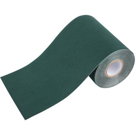 Enowelir Bande Adhésive De Gazon De Bande De Gazon Synthétique De 150mm De 10m De Ruban Adhésif De Bande D'herbe De Tapis D'herbe (2 Couleurs)(vert) (1/4)