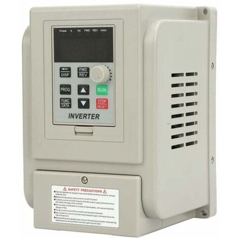 Enowelir Cuifati AT2-0750X 220VAC variateur Universel de fréquence réglable variateur de Vitesse VFD Haute Performance contrôleur de Vitesse VFD monophasé 0.75kW Moteur à Courant Alternatif Performanc