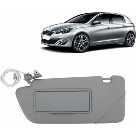 Enowelir Pare-Soleil de Voiture Pare-Soleil de Voiture 8163EG ABS Intérieur Pare-Soleil Remplacement pour Peugeot 2008 3008 301 308 308S 408 508 98158119ZQ