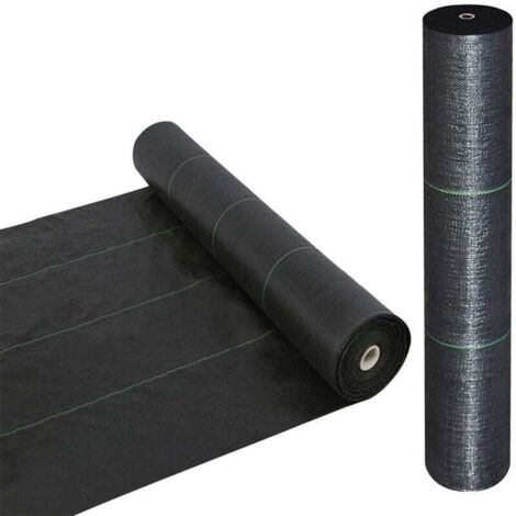 Enowelir Barrière contre les mauvaises herbes, tissu de paysage, couverture de sol robuste, tissu anti-mauvaises herbes, couverture d'allée Durable, tapis d'extérieur contre les mauvaises herbes (1/4)