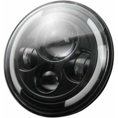 Phare Led 7 150W Lampe Frontale Led Ronde H4 H13 Phare 6500K Feu De Croisement Etanche, 150W (1/4)