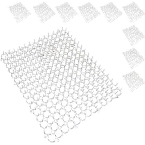 Filet anti-épines, lot de 10, répulsif contre les fouines et les chats, protection des plantes, plastique, blanc (1/4)