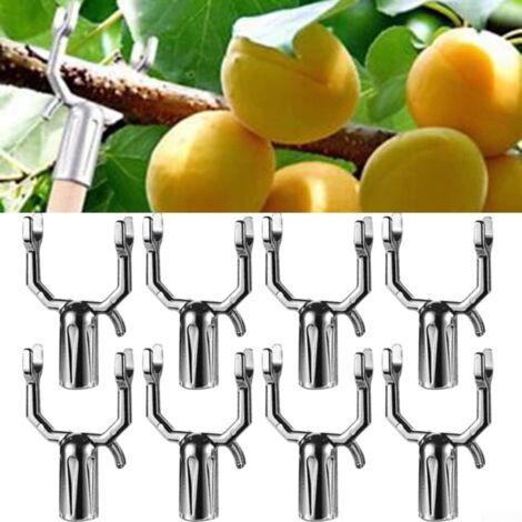 Dolaso – Lot de 8 supports de branche d'arbre fruitier – Alliage d'aluminium – Dimensions 10 x 6 x 1,90 cm – Pour protection des branches (1/5)