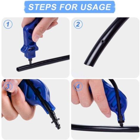 Perforateur De Tuyau Goutte-à-Goutte 3mm/4mm – Outil Précis Et Solide Pour Arrosage Efficace Jardin & Pelouse