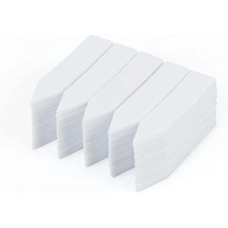 200 pièces 5 x 1 cm petites étiquettes blanches de plantes, marqueurs de jardin en plastique (1/4)