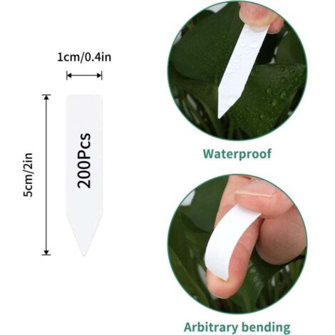 KIMISS étiquette de jardinage 50 pièces étiquettes de plantes marqueurs