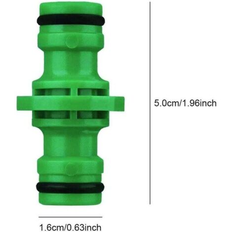 Chaies Raccords à Connexion Rapide Pour Tuyau, Connecteur De Tuyau D'arrosage | Raccords De Tuyaux D'arrosage Valve En Ligne à Dégagement Rapide,Connecteur Adaptateur De Tuyau D'eau Avec Vanne De