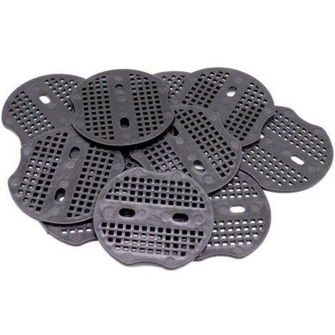 100 pièces Pièce Fixe - 7 6.5cm pour Piquets de Fixation en Acier, pour Fixer Le Tissu de Mauvaises Herbes, Les Feuilles de Sol (Noir) (1/4)