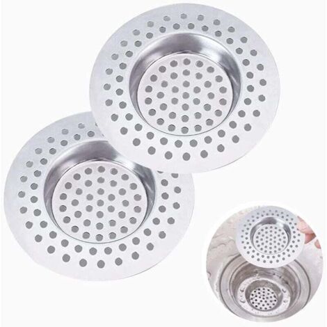 Cuisine, Filtre à évier en Acier Inoxydable, pour Évier de Cuisine/Salle de Bain Filtre Anti-Obstruction (1/4)