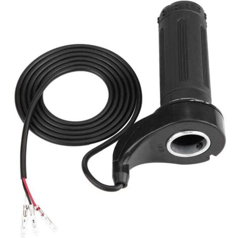 Accélérateur de Moto Universel Scooter électrique Twist Speed Throttle Grip Avec 3 fils 12, 24, 36, 48V Diamètre du guidon applicable 0,88 pouces (22,5 mm) (1/4)