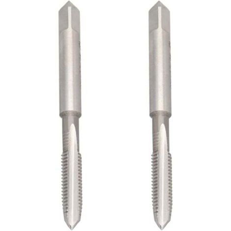 Lot de 2 tarauds de machine à filetage gauche M6X1.00MM en acier rapide H2 pour réparation et entretien de routine (1/4)