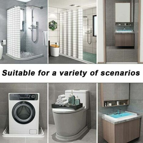 Ejoyous Pare-éclaboussures De Baignoire, étagère De Baignoire Pour