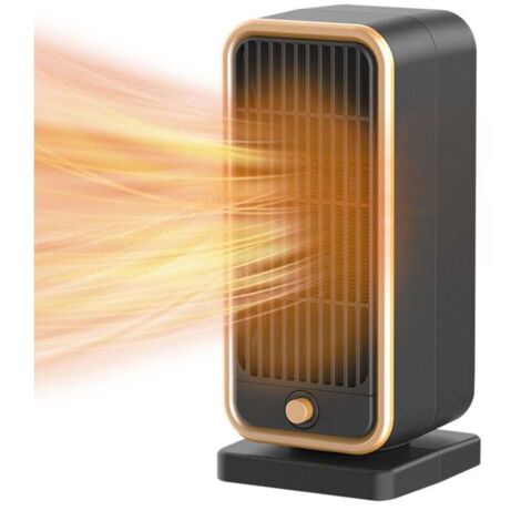 Enowelir Chauffage PTC Céramique 500W Portable Silencieux à Chauffage Rapide avec Sécurité Anti-Bascule et Surchauffe (1/4)