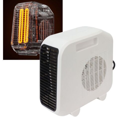 Enowelir Chauffage Portable Rapide Mini Radiateur Ventilateur Électrique Bureau Chauffage Espace (1/4)