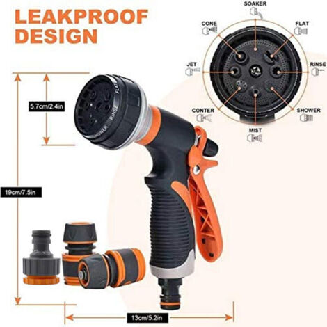 Support Mural Pour Tuyau D'arrosage, Support D'eau-2 Paquets