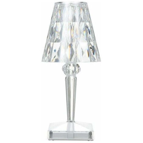Enowelir Lampe De Chevet Cristal Diamant Reglable Luminosite Temperature Veilleuse USB Atmosphere Chambre (1/4)