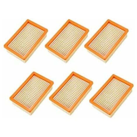 Enowelir Lot de 6 Filtres pour Aspirateur Karcher MV4 MV5 MV6 WD4 WD5 WD6, Pièces de Rechange Filtre Hépatique (1/4)