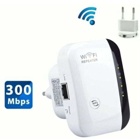 Enowelir Amplificateur WiFi Répéteur de Signal 2.4 GHz 300 Mbps pour Maison Couverture Étendue Configuration Facile (1/4)