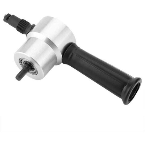 Double Tête Métal Grignoteur Coupe-Tôle Pour Perceuse Électrique - Outil De Découpe Précis