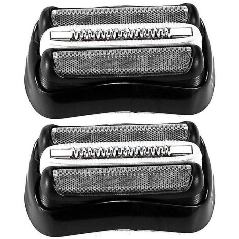 Lot de 2 pièces de rechange pour rasoir Braun série 3 32b, grille et couteaux de rechange (1/4)