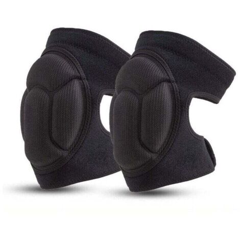 Genouillères Professionnelles pour Le Travail,Genoux Confortable pour sols abrasifs pour Gardning et Construction Danse,1 paire Élastique mousse Anti choc Taille unique,15-35kg (1/3)