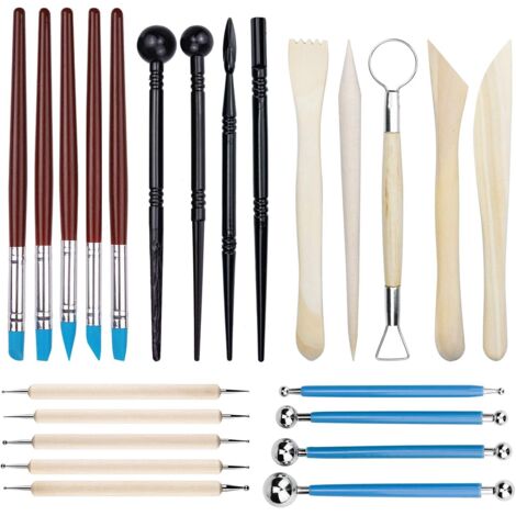 Outils De Sculpture En Argile 10 Pièces - Set Complet Pour Poterie Et Céramique