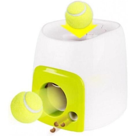 Lanceur Balle Automatique Jouet Chien Interactif, Machine À Balles Tennis pour Animaux Compagnie