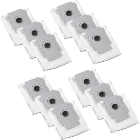 Pack de 12 pièces de rechange pour sacs anti-poussière compatibles avec iRobot Roomba i3+(3550),i4+ (4552), i6+(6550), i7(7150), i7+/Plus(7550), s9(9150), s9+(9550) Robot Clean Base Aspirateur,4640235 (1/4)