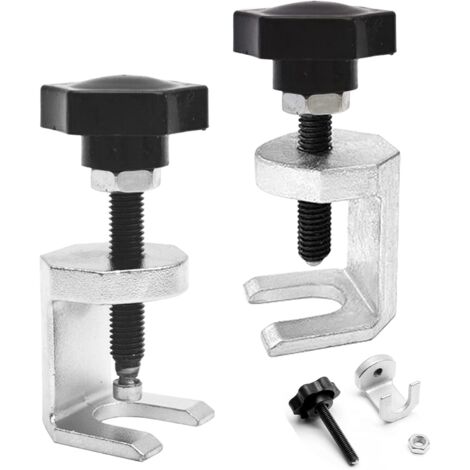 LAOA ® 2 Pièces Extracteur Bras Essuie Glace, Extracteur de Bras D'essuie-Glace Universel Réglable en Acier pour Bras D'essuie-Glace, Réparation Automobile, Outils de Retrait sans Perte (1/5)
