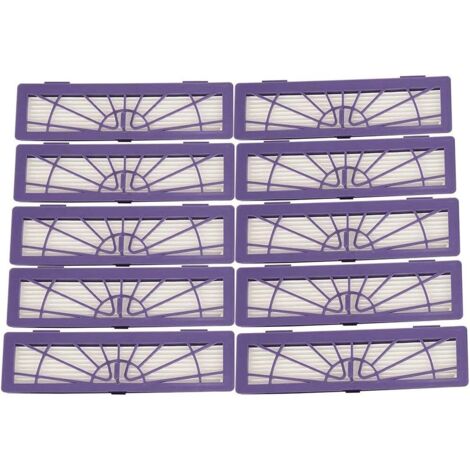 Lot de 10 Filtres de Rechange pour Neato Botvac Connected D3 D4, Botvac D Serie D75 D80 D85 et Botvac série 65 70E 75 80 85 Modèles de Filtres Haute Performance (1/5)