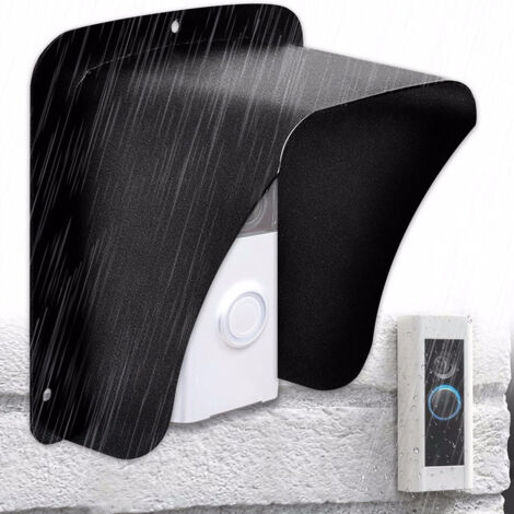 Mezheng – Couvercle métallique étanche pour sonnette sans fil – Protection contre intempéries – Installation rapide avec vis ou adhésif – Compatible caméras vidéo