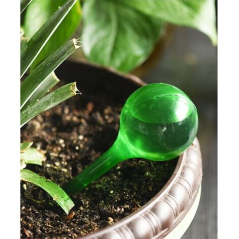 WZYTEU 8 Pcs Globe D'arrosage, Automatique Boule D'irrigation Pour Arrosage Plante Interieur Fleurs Jardin En Pot (2 Tailles, Vert Et Transparents