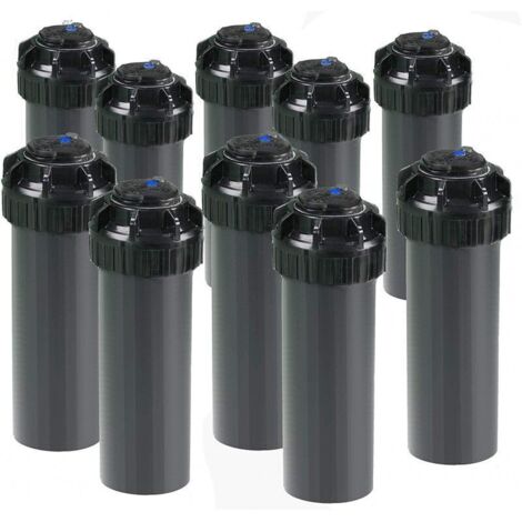 Lot de 10 Arroseur Rain Bird 5004-PC. Turbine portée de 7,6 à 15,2 mètres. Filetage femelle 3/4'' Arrosage professionnel de jard (1/4)