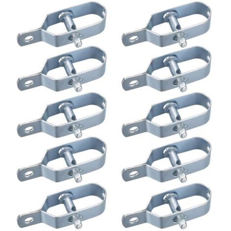 Tensionneurs de fil de clôture de 10 pièces, serrateur de fil de ligne de clôture, ajusteur de clôture de verrouillage de fil de jardin de 90mm (1/4)