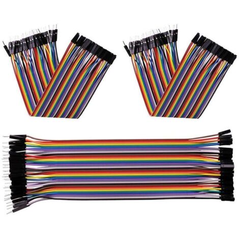 Lot De 40 Câbles De Raccordement Mâle Vers Mâle Pour Platine D 20 Cm 254 Mm Pour Arduino~p82509063
