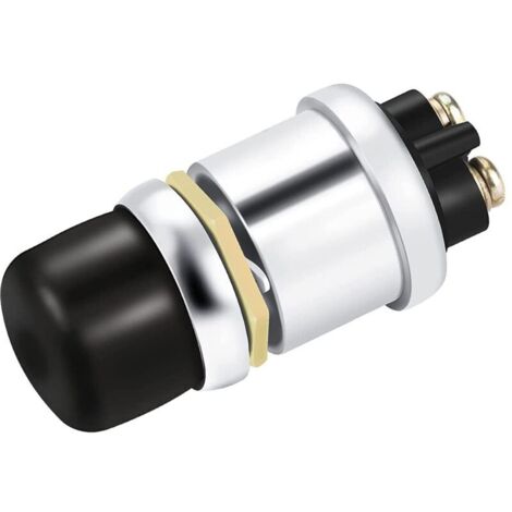 Bouton poussoir de démarrage du moteur, interrupteur de démarrage momentané étanche, interrupteur d'allumage 12 V/24 V pour voiture camion bateau RV ATV (1/4)