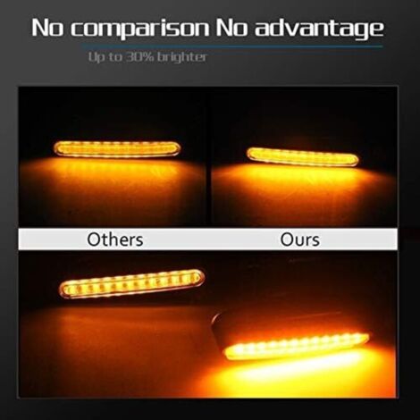 FEZZ LED Blinker Motorrad E Geprüft Universal LED Blinker Tagfahrlicht Motorrad