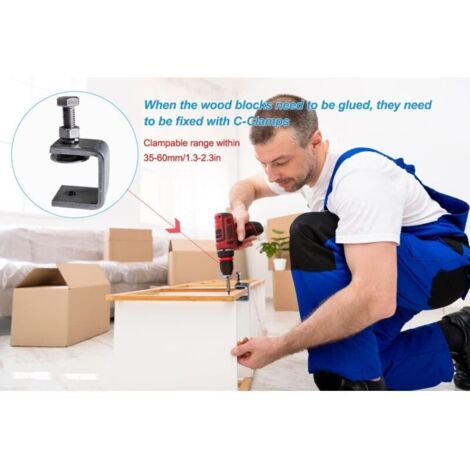 Serre-Joints De Pose Pour Fronts De Tiroir,Pince De Fixation En Acier Inoxydable Pour Faces De Tiroirs - Outil De Précision Multifonction Pour Bricolage Et Travail Du Bois