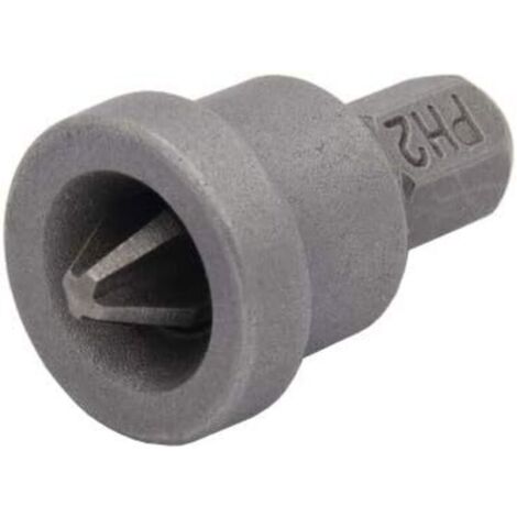 10 Embouts Visseuse PH2 Avec Butée De Profondeur - Pour Placo, Acier, Marque Silverline