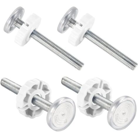 4 Pièces Tiges Filetées M10 Avec Embouts Caoutchouc – Kit De Fixation Murale Pour Barrière Bébé Et Sécurité Animaux Sans Perçage
